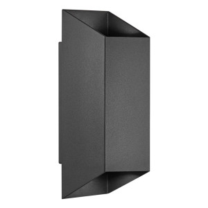 Nordlux Nico Außenwandleuchte Wandleuchte Aluminium QUADRAT, schwarz