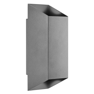 Nordlux Nico Außenwandleuchte Wandleuchte Aluminium QUADRAT, anthrazit