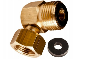 Redukcja kątowa 3/8"LH x M21,8L camping R-41