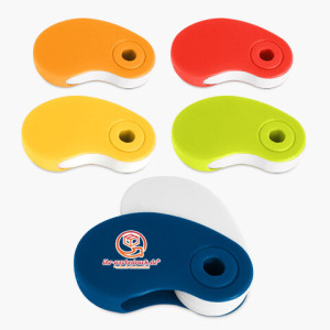 Radiergummi Bohne, Dunkelblau, mit Aufdruck (ohne Aufdruck), 200 Stück