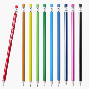Bleistift Standard Color, Grün, mit Aufdruck (1-seitig: 1-farbig), 20 Stück