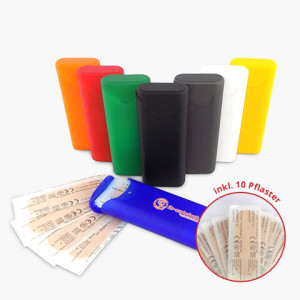 Pflasterset CareCard, Weiß, mit Aufdruck (1-seitig: 1-farbig), 200 Stück