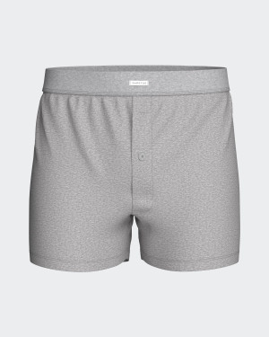 IMPETUS Boxershort com botão de homem Pure Cotton CINZENTO (L)