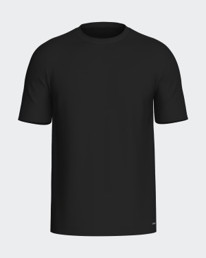 IMPETUS T-shirt de homem gola subida Pure Cotton PRETO (L)
