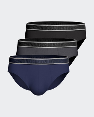 IMPETUS Pack 3 slips de homem Cotton Stretch CINZA (L)