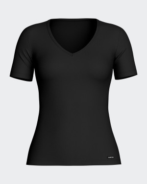 IMPETUS T-shirt de mujer Thermo NEGRO (L)