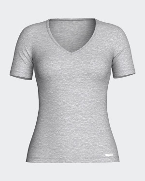 IMPETUS T-shirt de mulher Thermo CINZENTO (L)