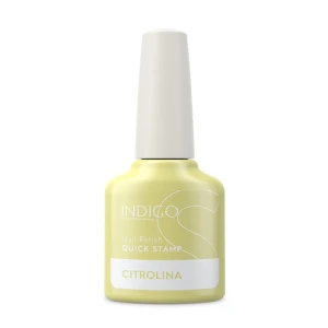 Indigo Nails Lakier do stempli Quick Stamp Citrolina Żółty 7 ML