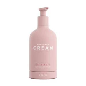 Indigo Nails All Berries - Nawilżający krem do rąk i ciała o zapachu owoców leśnych  370 ML