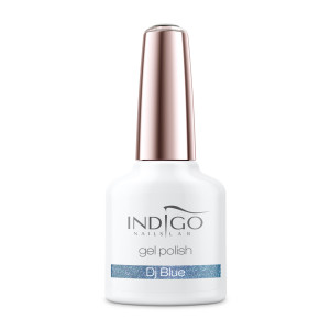 Indigo Nails Dj Blue - Lakier hybrydowy Niebieski 7 ML