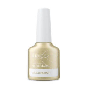Indigo Nails Lakier do stempli Quick Stamp Alchemist Złoty 7 ML