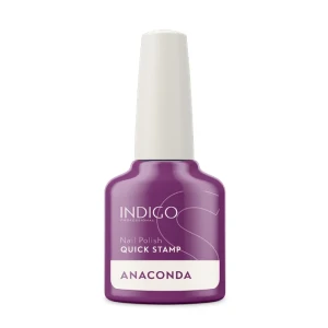 Indigo Nails Lakier do stempli Quick Stamp Anaconda Fioletowy 7 ML