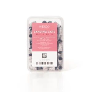 Indigo Nails Nakładka ścierna 180 (Regular, szara)  100 SZT