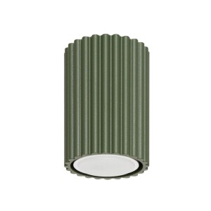 Plafon sufitowy tuba KARBON 10 zielona oliwkowa Sollux SL.1606