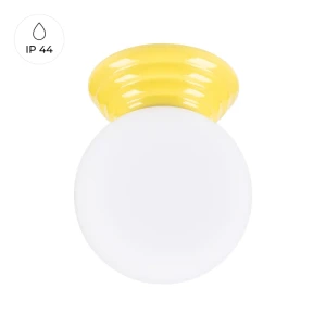 Plafon sufitowy łazienkowy żółty IP44 kula ZORI SL.1898 SOLLUX