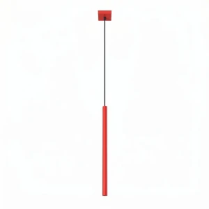 Lampa wisząca PASTELO 1 czerwona
