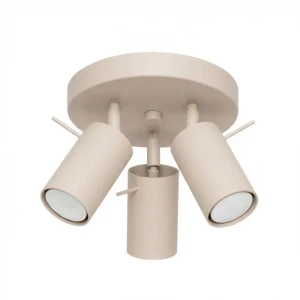 Plafon sufitowy Koło z 3 tubami RING 3P taupe SL.2156 Sollux