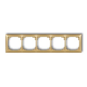 Pięciokrotna ramka złota 29DRSO-5 DECO SOFT KARLIK