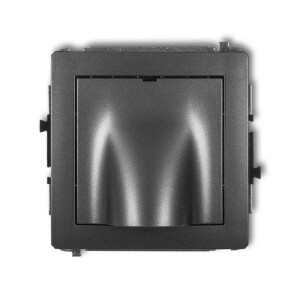 Wypust kablowy grafit 11DWPK DECO KARLIK