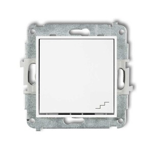Biały włącznik schodowy MWP-3 DECO MINI KARLIK