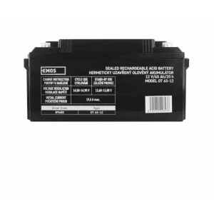 Akumulator AGM 12V 65Ah M8 B9685 EMOS