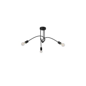 Czarny nowoczesny żyrandol LED 3xE27 Nido 2519 LVT