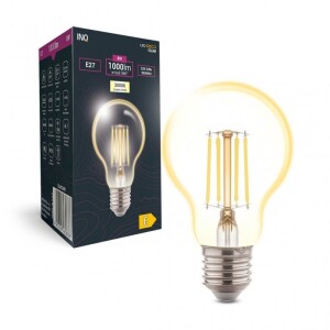 EDA030WW Żarówka filamentowa LED A60 bulb E27 8W 1000lm 3000K INQ