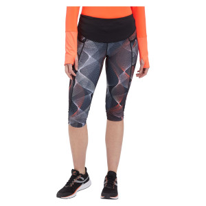 Spodnie legginsy do biegania damskie Energetics Coralina 3/4 419056