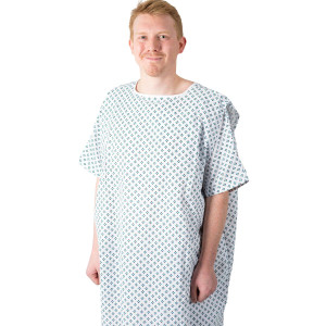 Three Arm Toga Hospital Gown One Size