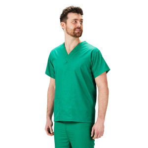 Scrubs Tunic Top Mid Green (Clothing Size: 5XL)