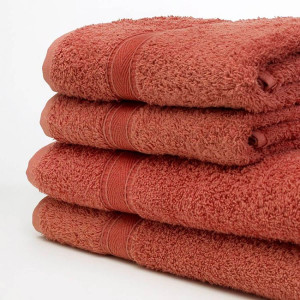 Mirage Hand Towel (Colour: Terracotta)