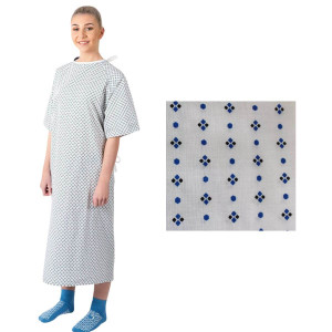 Lapover Gown One Size (Colour: Blue Demure)