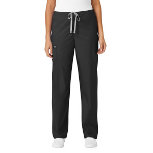 WonderWORK Unisex Cargo Scrub Trousers (Clothing Size: XS, Colour: Black)