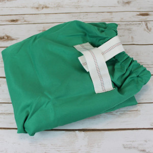 Laundry Bag With Webbing Loop (Colour: Green)