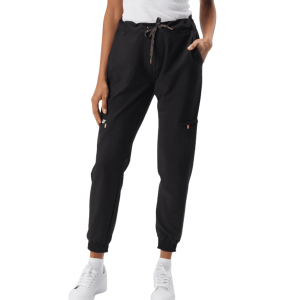 Kara Edit Magna Jogger Scrub Trousers (Clothing Size: XS, Colour: Black)
