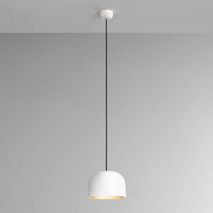 Perenz Yelmo 8396b – Sospensione Moderna In Metallo Bicolore Bianco / Oro