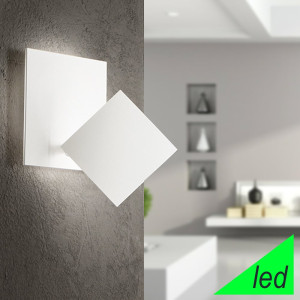 Perenz Post 8456b Lc – Plafoniera Led 35w Da Parete E Soffitto Metallo Bianco Opaco
