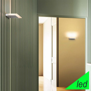 Linea Light Dublight 7486 – Applique Led Moderna Bianca 30 Cm Luce Indiretta 3000k