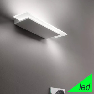 Linea Light Dublight 7487 – Applique Led Moderna Bianca 48 Cm 3000k