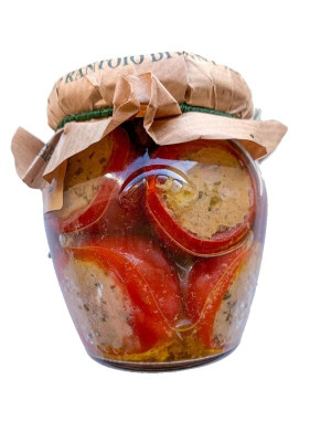 Frantoio di Sant'Agata d'Oneglia Peperoni ripieni tonno 180g 12/KT