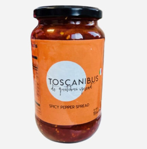 Fratelli Lombardi/Toskana Gourmet Salsa di Peperoni rossa piccante Toscanibus 580ml