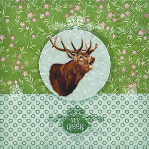 Fritzmann Zelltuch Servietten My Deer
