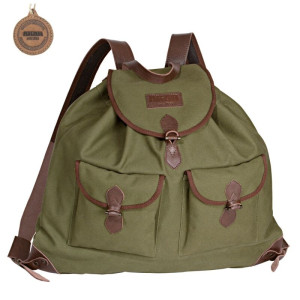 AKAH Canvas Rucksack lautlos