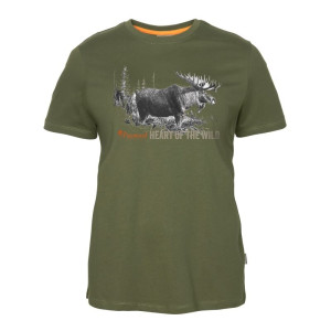 Pinewood Damen T-Shirt Moose Green XL