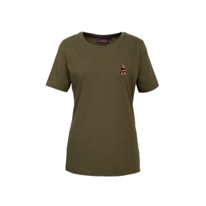 Hubertus Damen T-Shirt "Dackel" Schilf XS