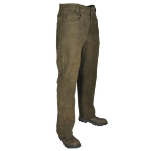 Hubertus 5-Pocket Lederhose "Trapper" 30