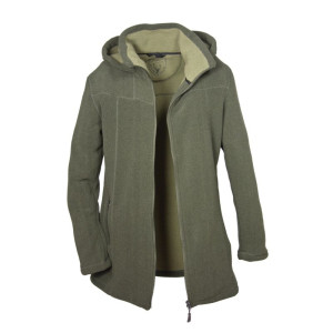 Hubertus Polarfleece Mantel dunkeloliv L