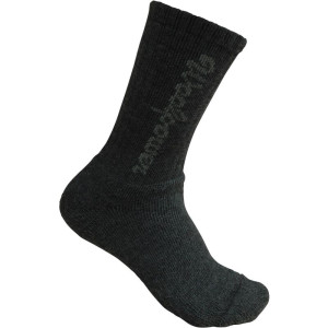 Woolpower Kinder Socken Logo 400 Forest Green 28-31