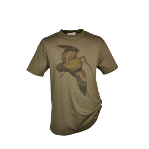 Hubertus T-Shirt unisex Schnepfe Beige L