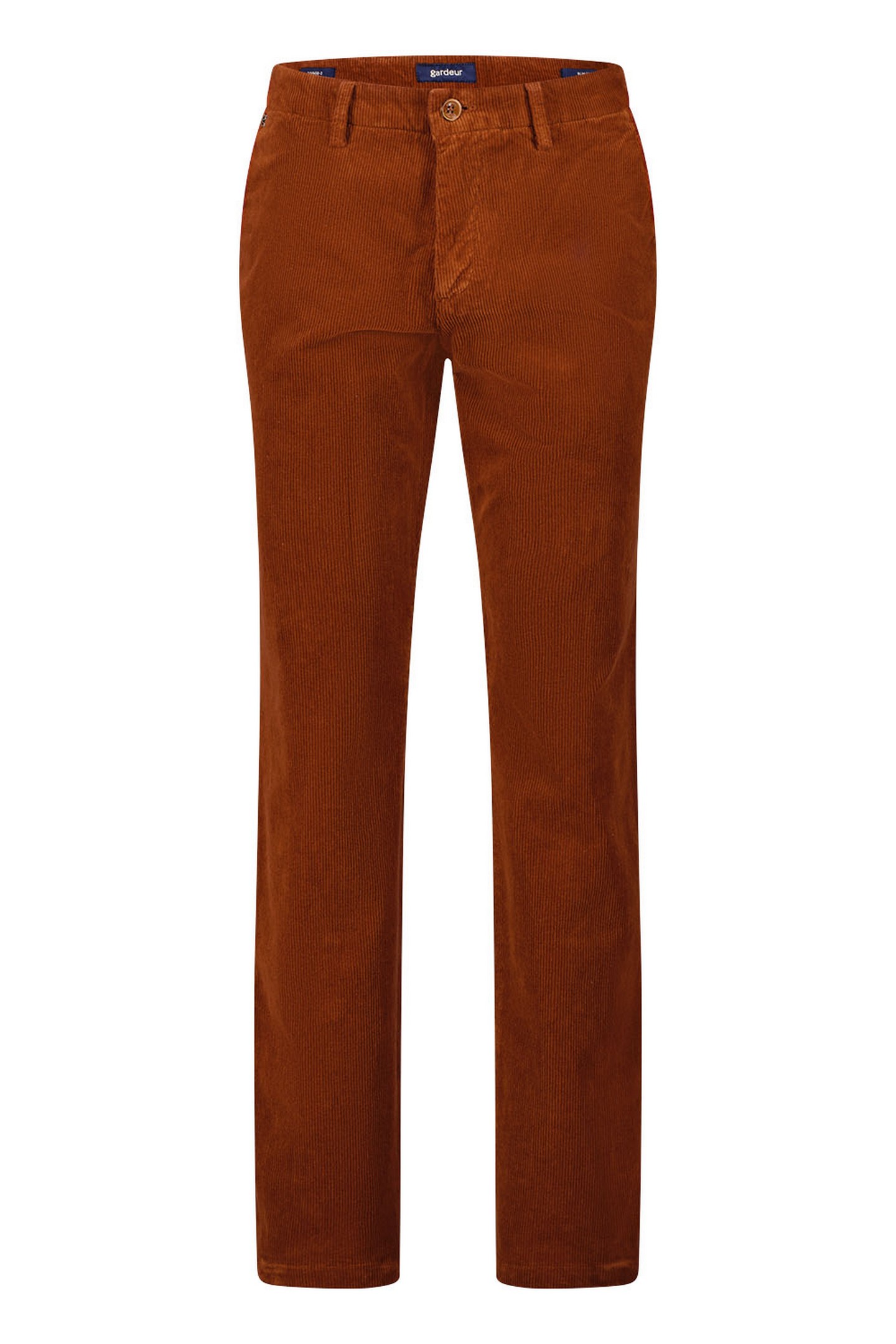Gardeur Ribbroek Savage-2 High Comfort Organic Cotton Corduroy Roest / male